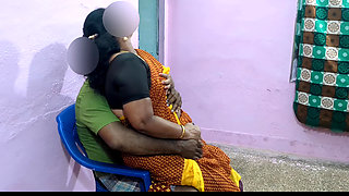 While I was sitting, Aunty brought me water to drink. I tried to touch her vagina. Hot and spicy sex.