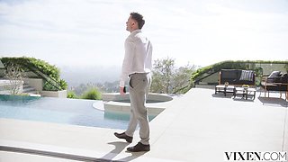 High heel smut with seductive Seth Gamble and Alina Lopez from Vixen