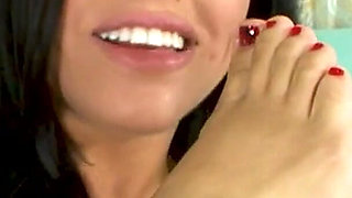 Adriana Foot Sucking Foot Fetish