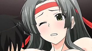 Crazy campus anime clip with uncensored big tits, lactation
