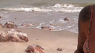 Wild Sex in with Dreadhot on the Most Paradisiacal Beach in Brazil