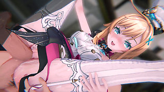 [genshin Impact] Escoffier Complete Collection: Wall Press, POV, Bondage & Double Penetration (4k)