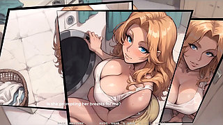 My New Girlfriend Taboo Hentai Game Ep.39 Naughty Laundry Fantasy with Step Mom!