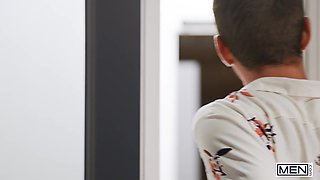 MEN - Joey Mills Rims His Roomie Spikey Dees Ass Treats Him With A Sensual Bj Before Taking His Dick Inside His Ass