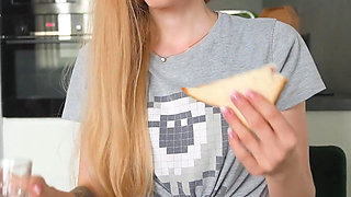 Your Houseguest Dolly Rud Takes Care of the House and Your Cock