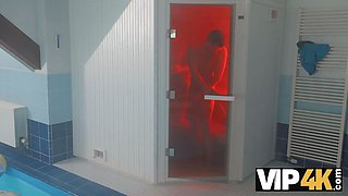 Vip4k. they used the pool as they satiated