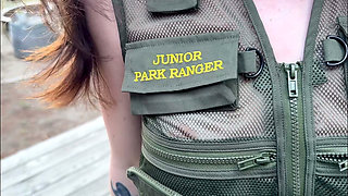 My First Day as a Junior Park Ranger Ended with a Heavy Load in My Pussy.