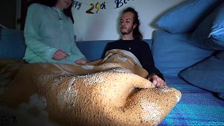 ElivaLove Swallows Every Drop in Sloppy Blowjob No Waste