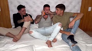 Kylei Ellish First Foursome - Curvy Latina MILF Takes Three Big Dicks in Hot Gangbang