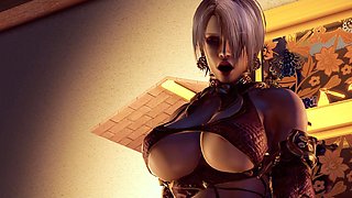 Ivy Valentine from Soul Calibur pleases large penis - 3D