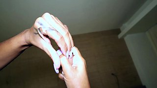 Dude creaming his Thai teen GFs pussy