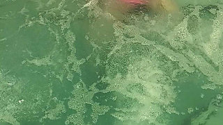 Davisdesires Is in the Pool Watch Her Pussy Drool