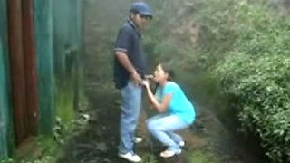 Outdoor Public Suck Fuck Rain