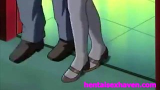 Hentai sex teacher caught by detective and punished her