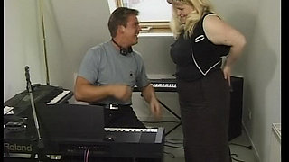 BBW Blonde From Germany Rides Cock and Gets a Huge Load of Cum