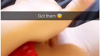 Stuffed My Panties In My Pussy & Squirted On Them Then Left Them In The Park For My Stepdad To Find! With Snap Chat