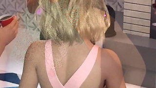 Her Desire by Wack Stepdaddy - Lesbian Games at Bachelorette Party 4