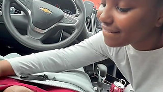 Ebony Car Ride Home with Stranger