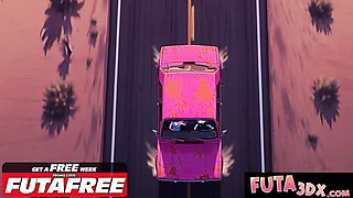 Blowjob sex with ravishing date from Futa3DX