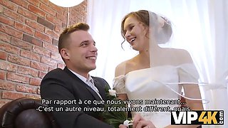 VIP4K. Married couple decides to sell their fiancees pussy for a good price