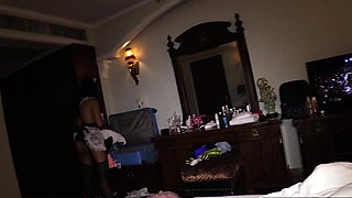 Curvy Thai maid makes guy cheat with her