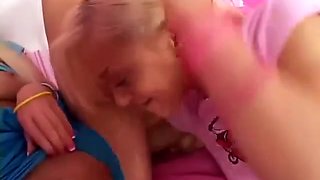 Little Laney And Little Blonde - Blonde Eats Her Friend Pussy