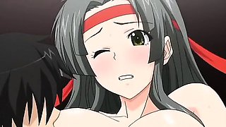 Crazy campus anime clip with uncensored big tits, lactation