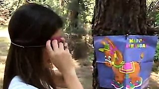 Naughty solo teen babe