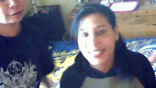 Having amateur FFm threesome with Mexican skanks on webcam