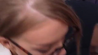 Skinny Babe First Anal Casting at the Office - Xdominant