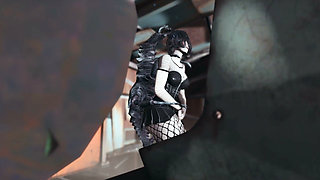 Chaurus Lair. Gothic Alt-girl Got Fucked in Ass by Insect From the Elder Scrolls V Skyrim. Emptie41