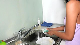 Amateur Thai teen Lisia wants dessert