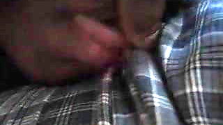 Closeup Ebony Big Clit Suck