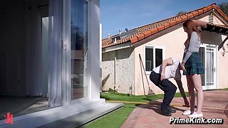 Stepmom Punishes Naughty Teenage With Ass fuck