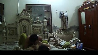 Horny Indian girl with big hooters orgasms on a meat stick