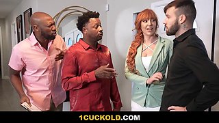 CHEATING WIFE LAUREN PHILLIPS GETS DP!