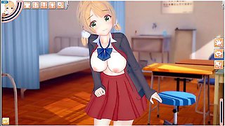 [hentai Game Koikatsu! ]have Sex With Big Tits Vtuber Shigure Ui.3dcg Erotic Anime Video