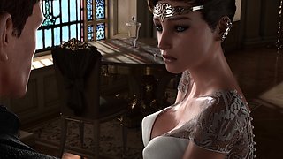 Black hair princess fucked hard