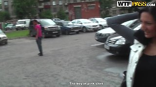 Russian amateur teen erotic fun during weekend!