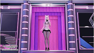 [mmd] Aoa - Shorthair Ahri Hot Erotic Dance League Of Legends Kda