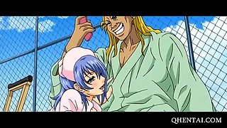 Wet Anime nurse having an eye rolling orgasm