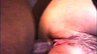 Fetish brunette bitch sucks on cock