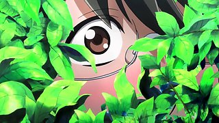 Public park anime slut drops panties for wet pussy play