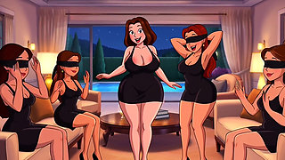 Blind Kiss at Party Ignites Burning Desire and Leads to Steamy Night with My Hot Curvy Roommate (AI generated)