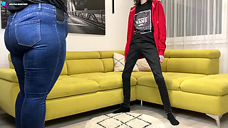 Hardcore Ballbusting - Testicle Stamina Test! - Dave Moon - Jennifer - Bbusting