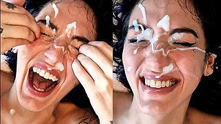 Real Female Squirting Orgasm at min. 15.10 - Huge Cumshot on Face - the biggest