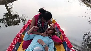 Dean Jones Fucks New Couple Hard on Boat - Blowjob & Bondage Sex with Mature Indian MILF