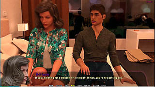 Haley Story #12 - Haley gave Johannes a blowjob. Hayley, Mr Andrew and Johannes went out and Johannes fucked Hayley hard