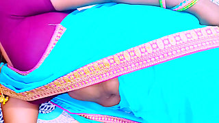 Big Boobs Sexy Saree Bhabi with Husbend's Stepbrother Hardcore Fucking. Telugu Dirty Talks.