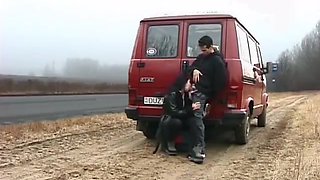 Public Sex In Front Of Massive Traffic